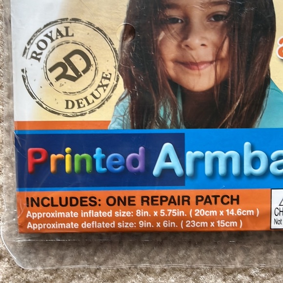 NWT Inflatable arm bands, mermaid theme - Picture 3 of 6